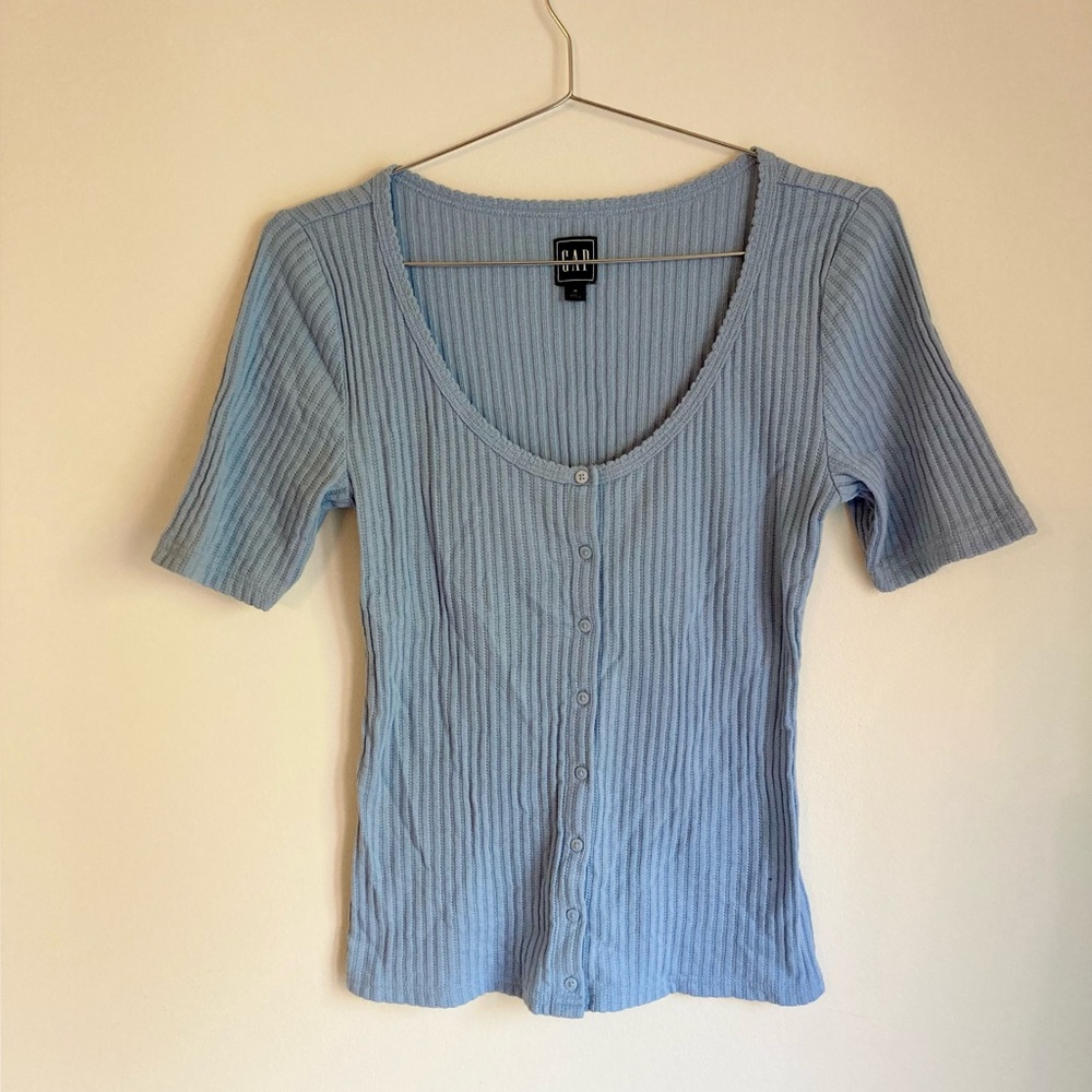 EUC Gap Fitted Ribbed Shirt